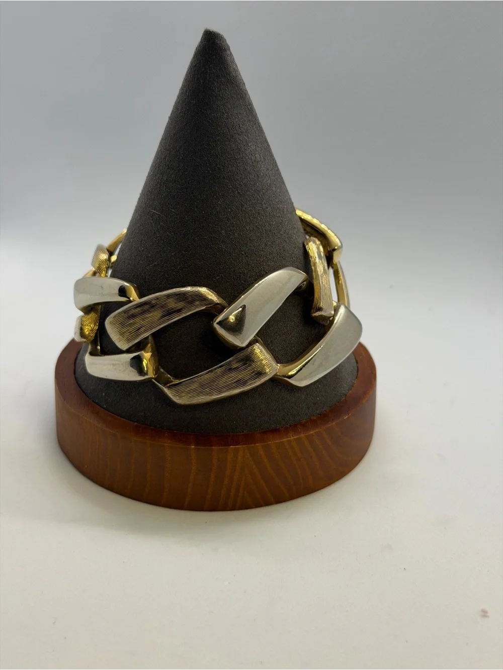 Napier Gold and Black Chunky Link Bracelet